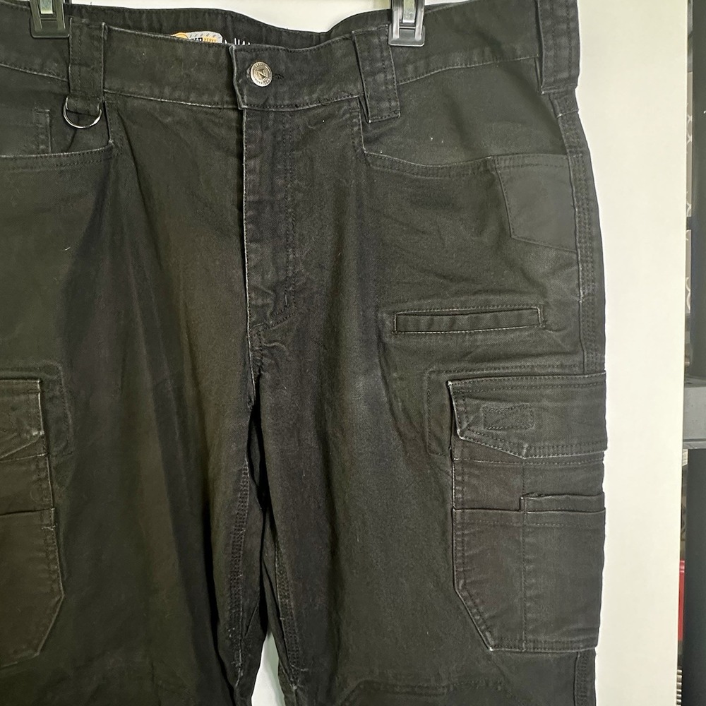 Noble Outfitters Mens Size 36x32 Hammer Drill Canvas Cargo Work Pants Good Cond.